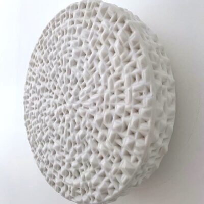 Grande applique murale en opaline ou plafonnier