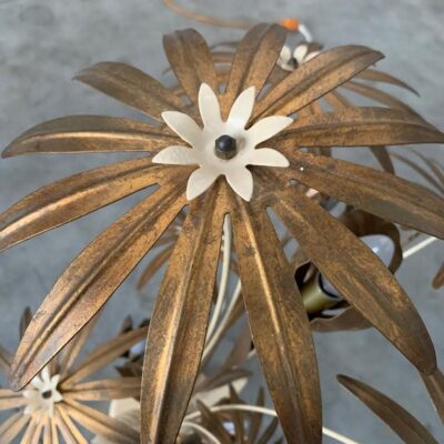 Lampadaire floral vintage une fleur