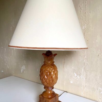 Lampe à poser ananas éteinte