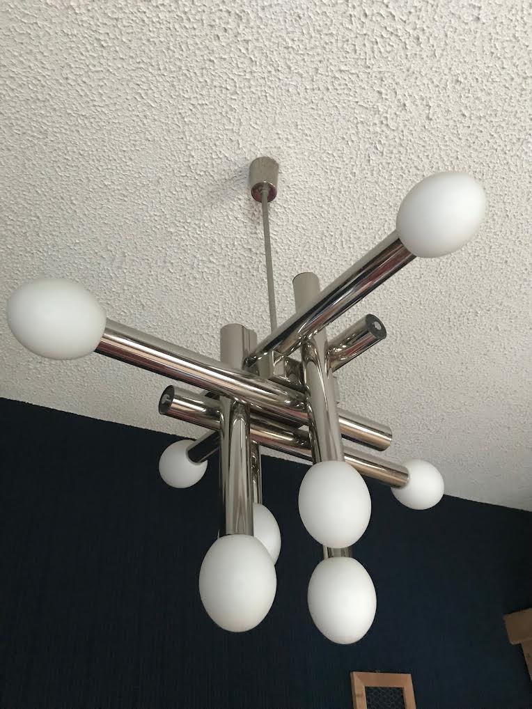 Suspension chromée italienne
