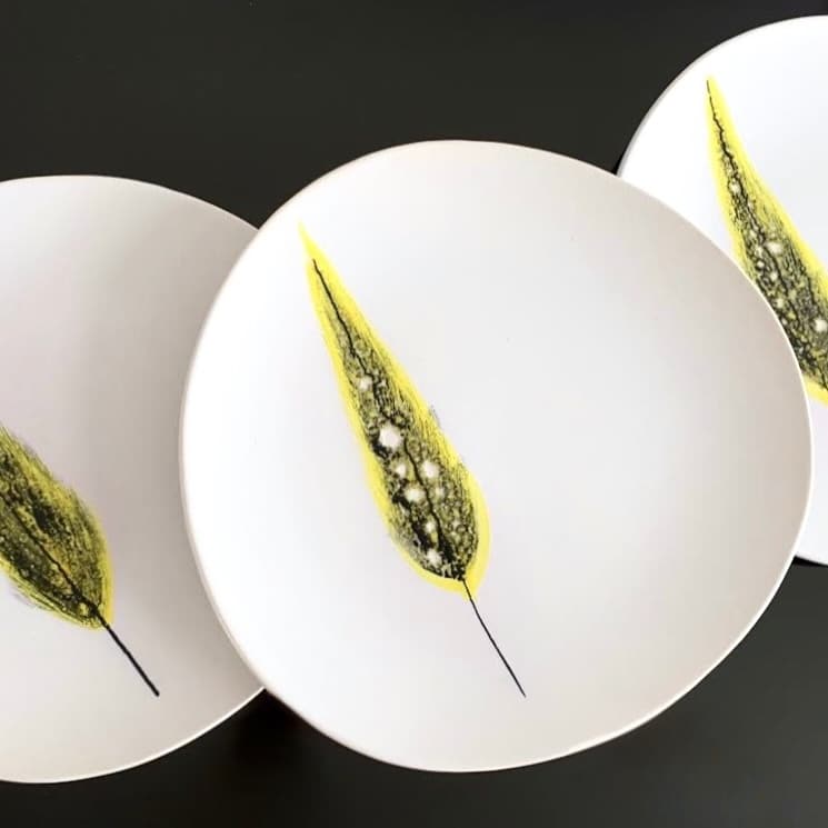 Assiettes plume Assiettes plume