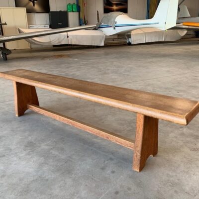 Banc campagnard en chêne
