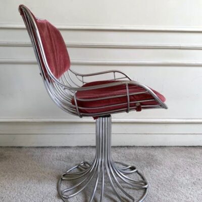 Chaise mid-century Gastone Rinaldi de côté