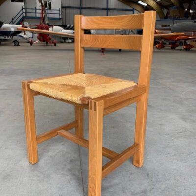 Chaise regain paille vintage