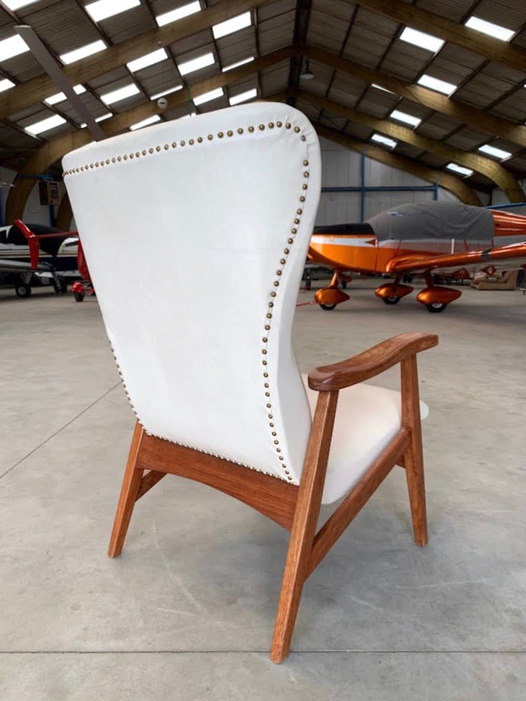 Fauteuil style scandinave de dos