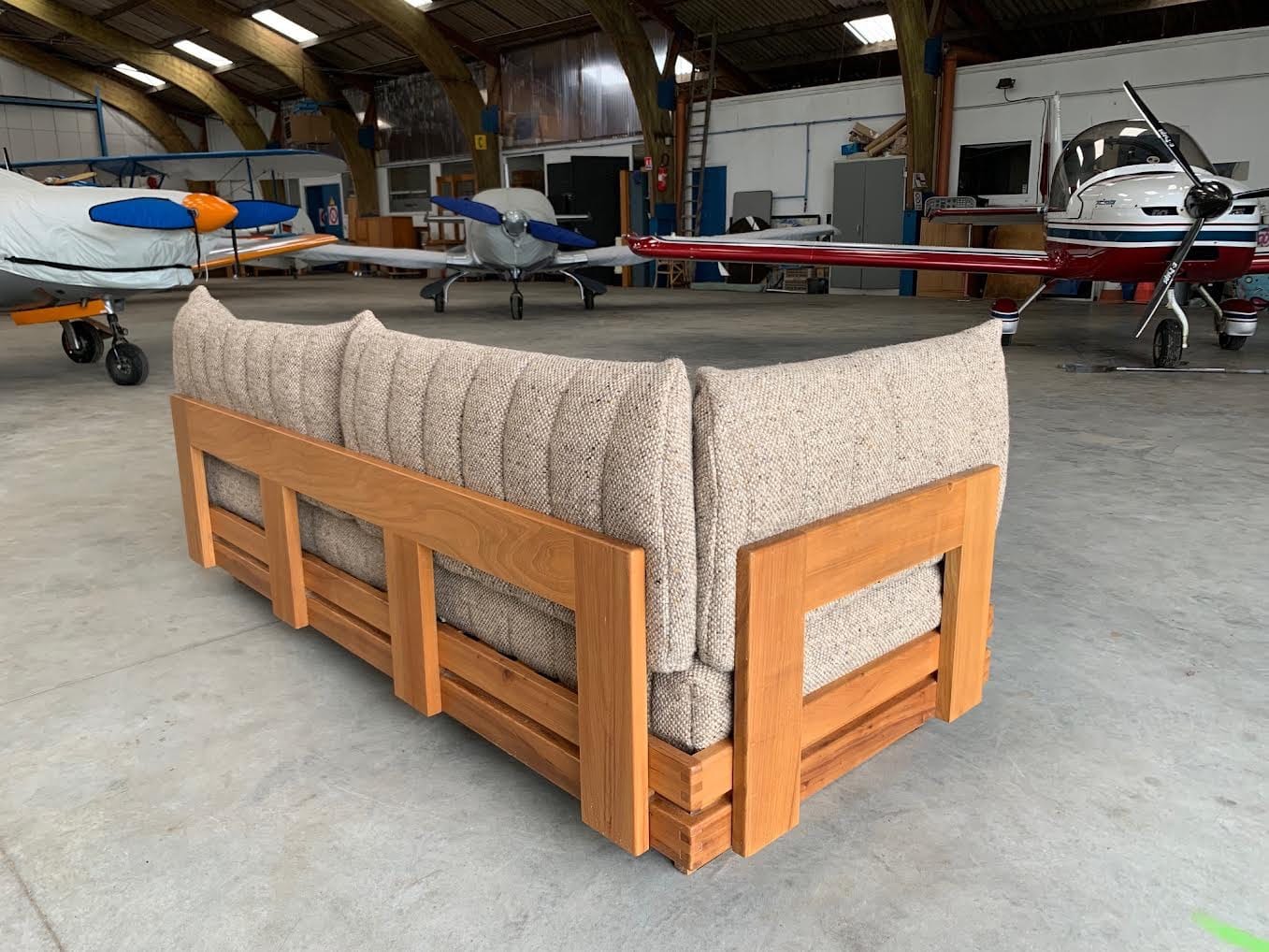 Grand canapé d'angle vintage day bed angle