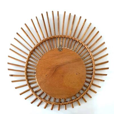 Miroir soleil vintage de dos