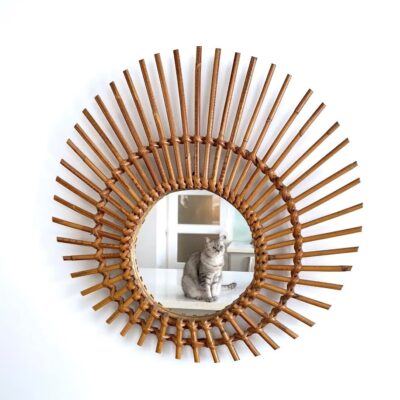 Miroir soleil vintage de face