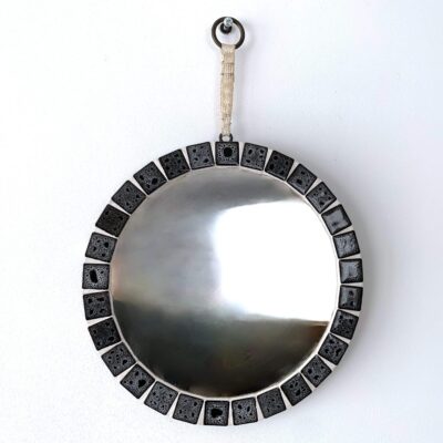 Miroir vintage en céramique