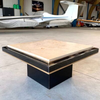 Table basse en travertin Belgochrom