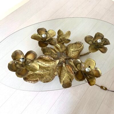 Table basse florale vintage
