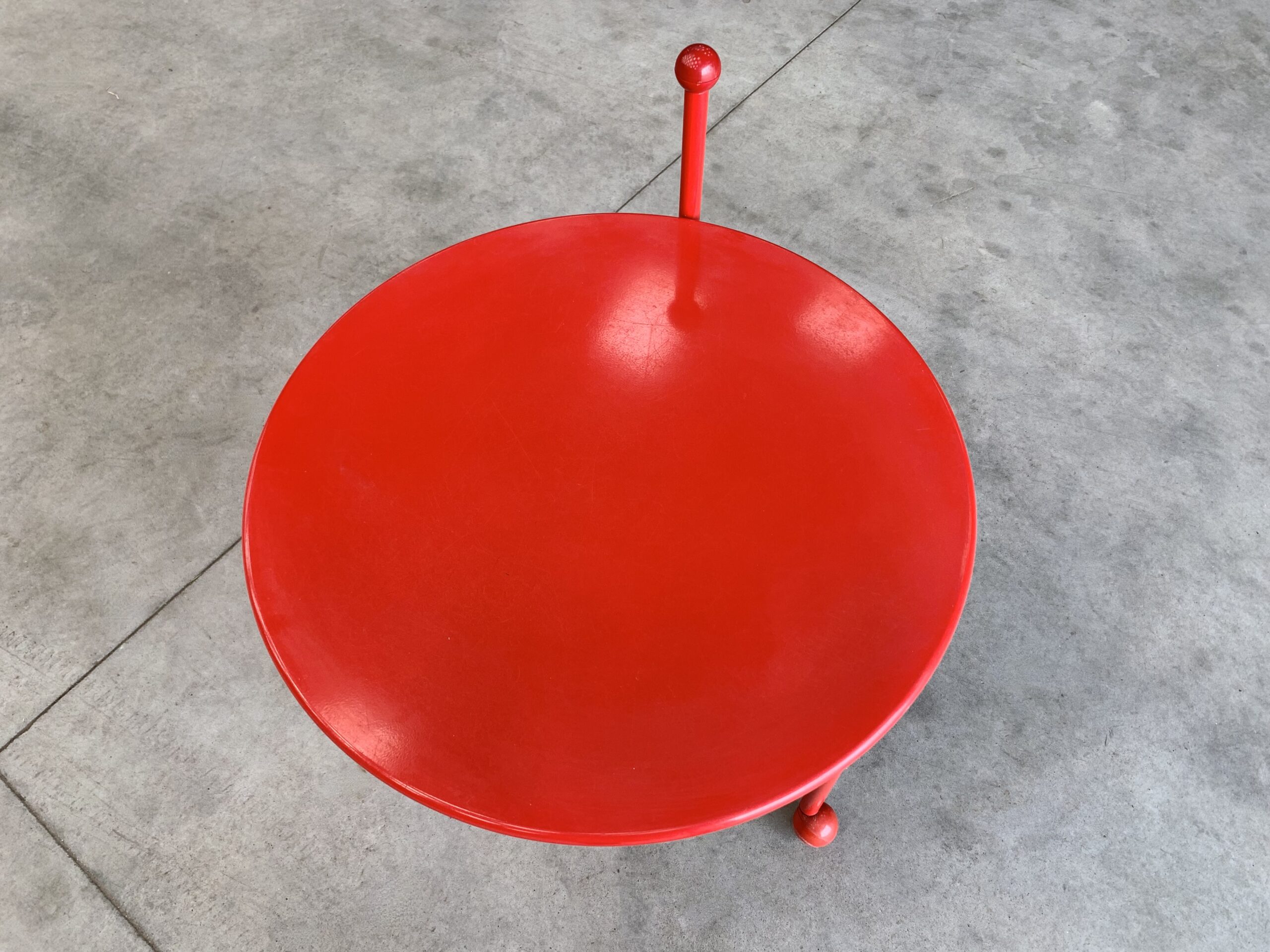 Table d'appoint vintage IKEA vue plateau