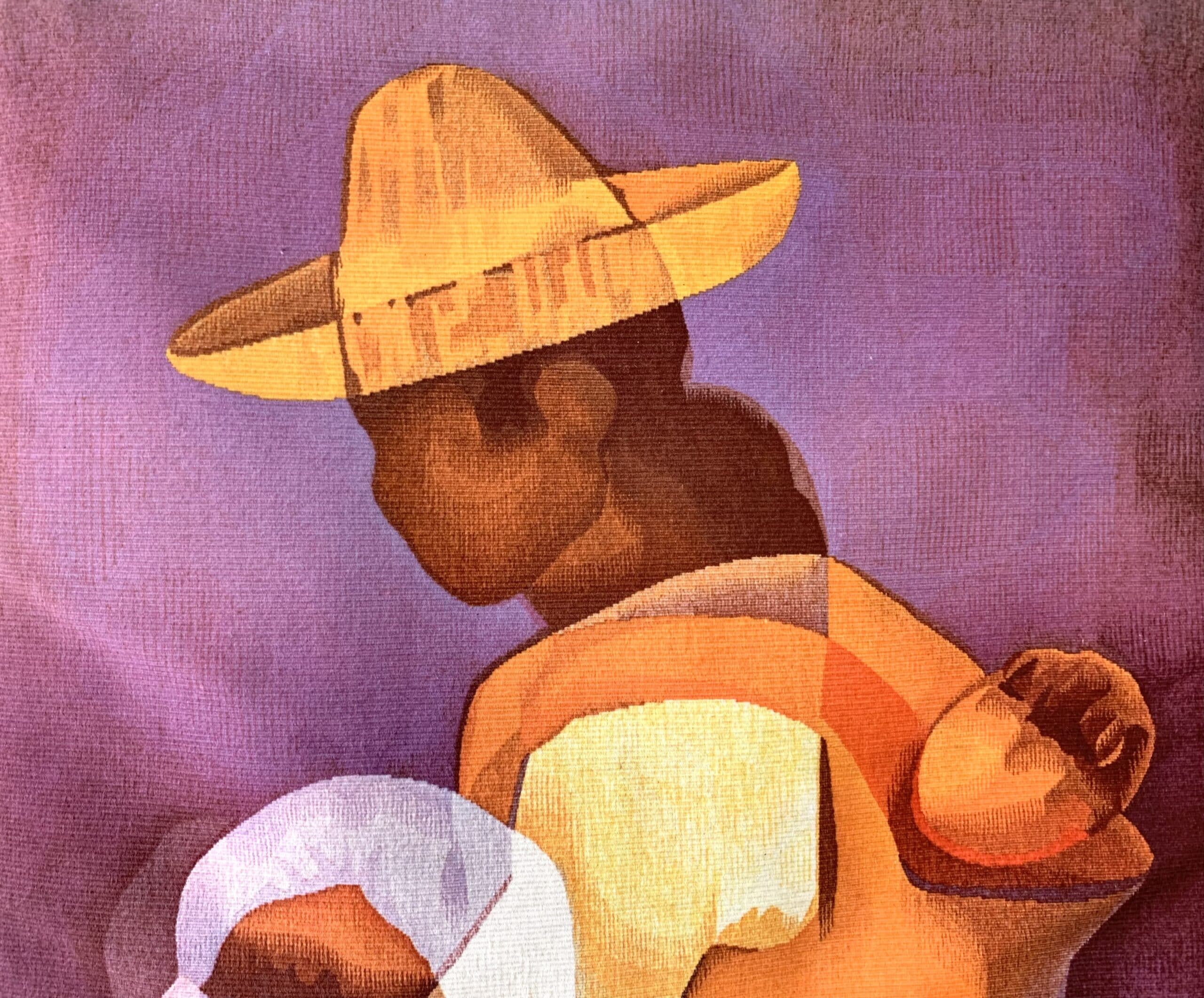 Tapisserie Toffoli détail tête