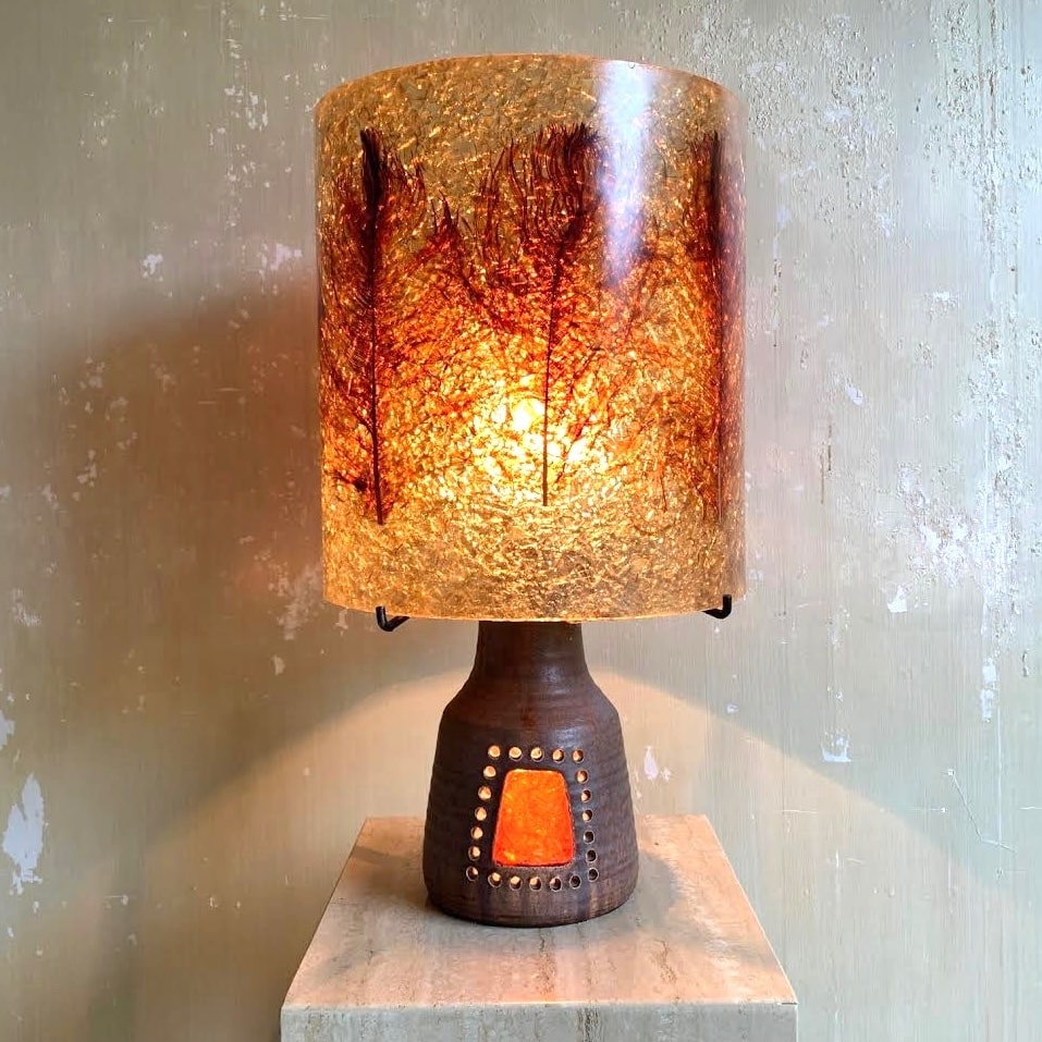 Lampe céramique vintage