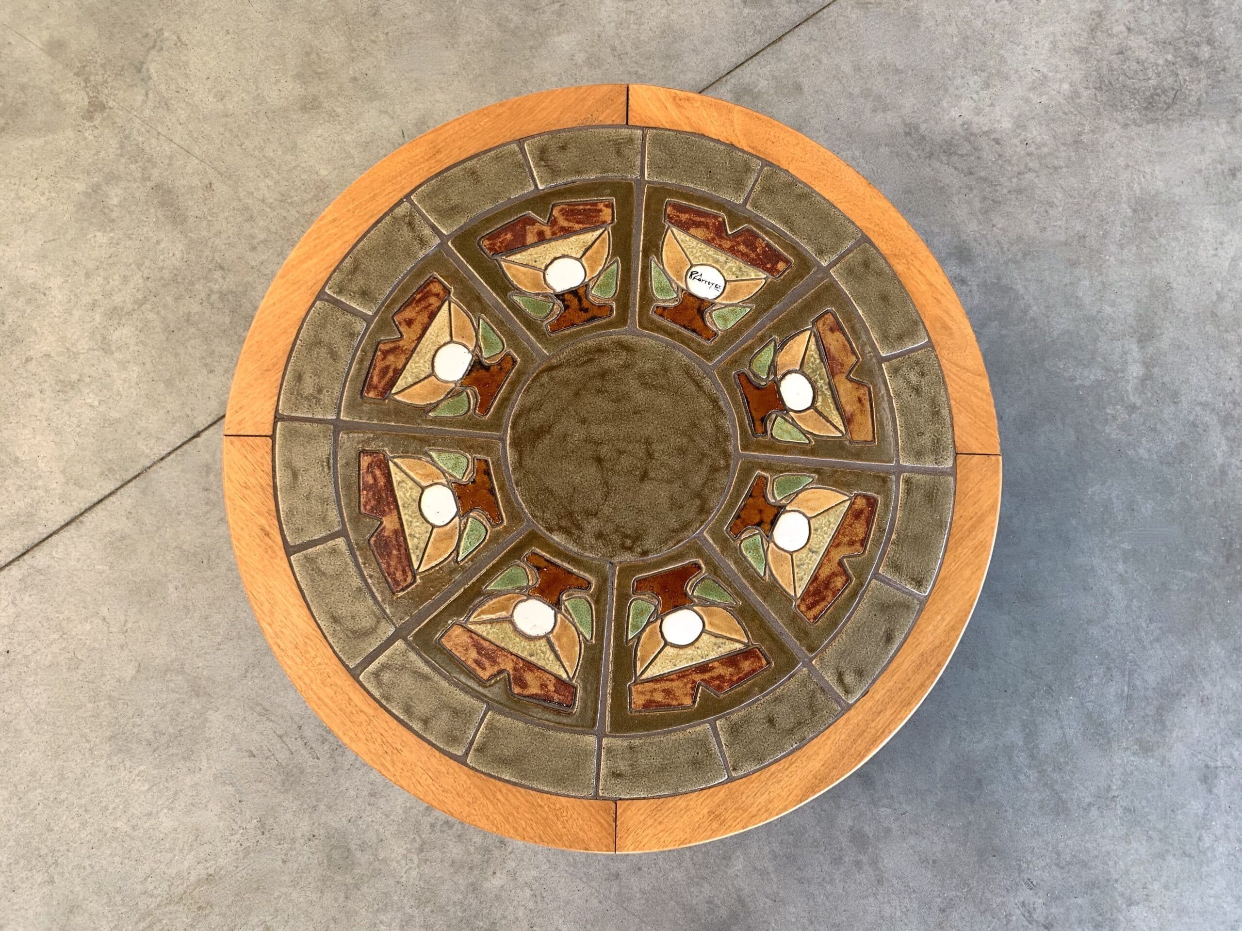 Table basse Corroyez vue dessus
